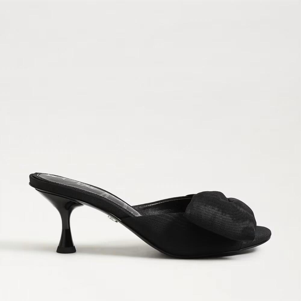 NEW SAM EDELMAN women's ragan kitten heels in black
